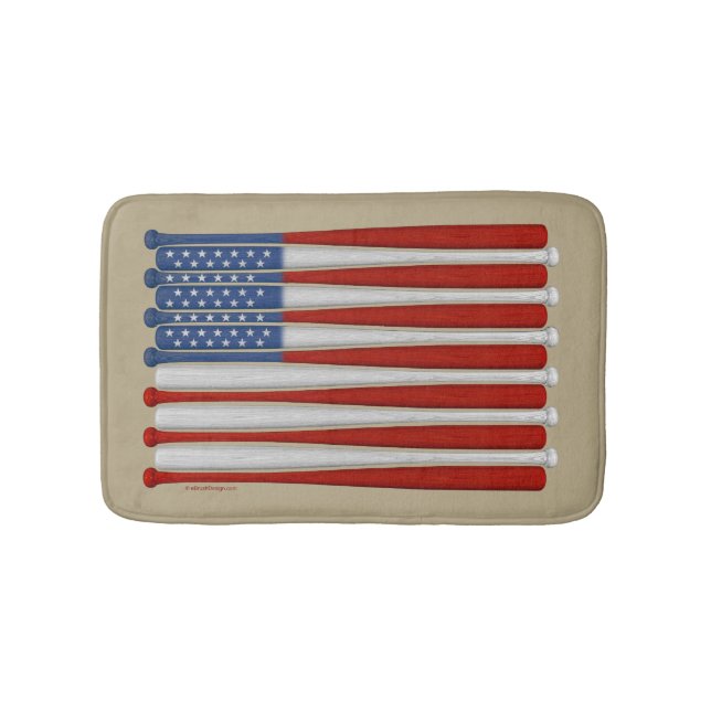 Tapis De Bain Baseball America (USA) (Devant)