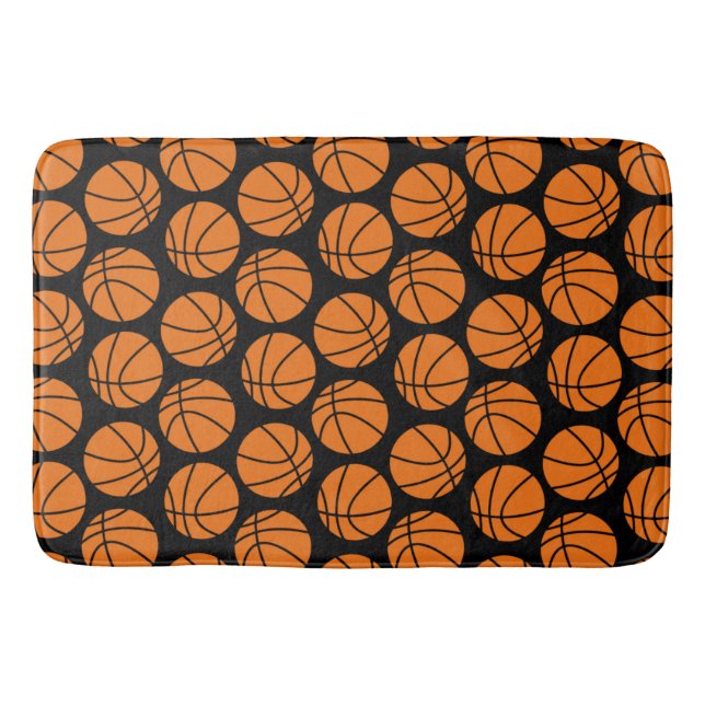Tapis De Bain Basket-ball Motif Mat (Devant)