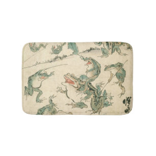Tapis De Bain Bataille Des Grenouilles - Kawanabe Kyosai