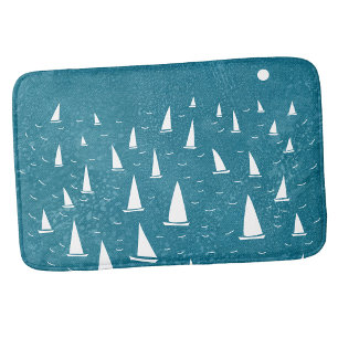 Tapis De Bain Bateau à voiles nautique