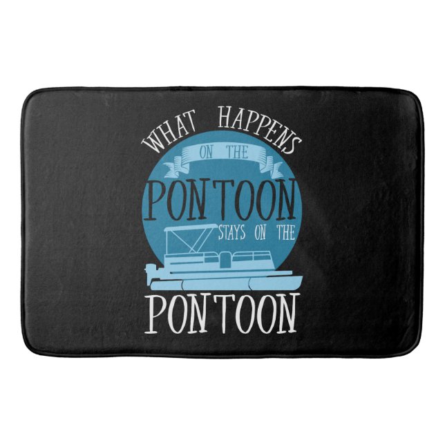 Tapis De Bain BATEAU - Ce Qui Se Passe Sur Le Ponton (Devant)