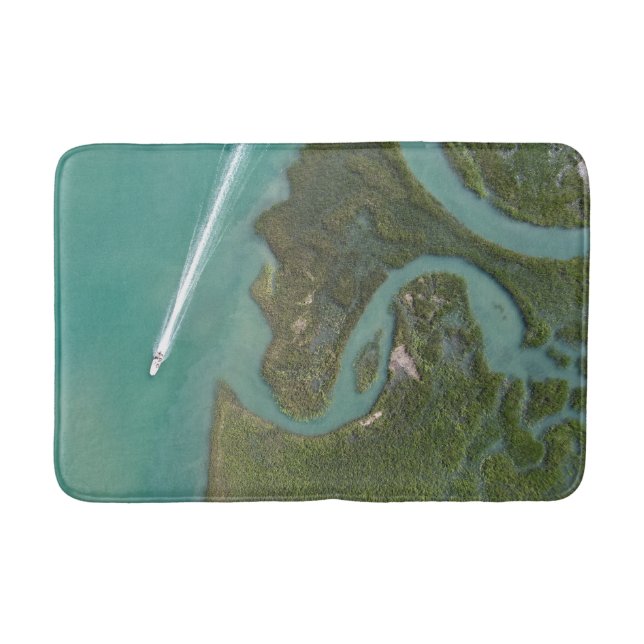 Tapis De Bain Bateau Marsh Scene Bain Mat (Devant)