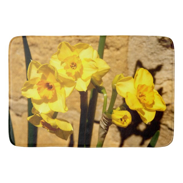 Tapis De Bain Bath Mat Jonquil Flowers (Devant)