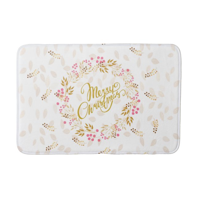 Tapis De Bain Bath Mat Joyeux Noël (Devant)