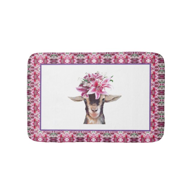 Tapis De Bain Bath Mat Lilly la chèvre (Devant)
