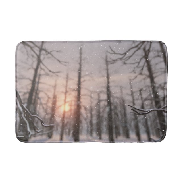 Tapis De Bain Bathmat de rêve d'une nuit d'hiver (Devant)