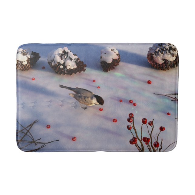 Tapis De Bain Bathmat d'hiver de poulet (Devant)