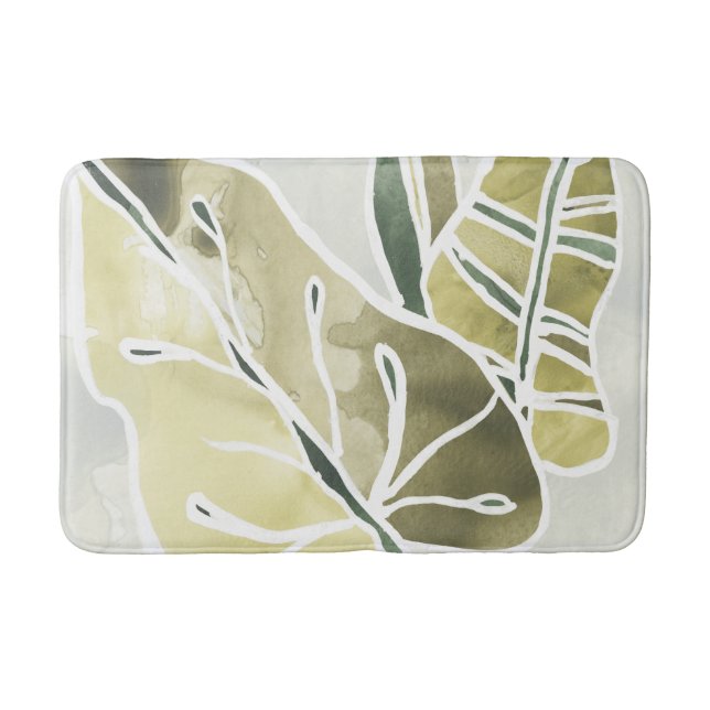Tapis De Bain Batik Feuille (Devant)