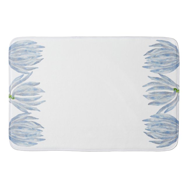 Tapis De Bain Bâtons à mâchoires bleues sur un chaudron (Devant)