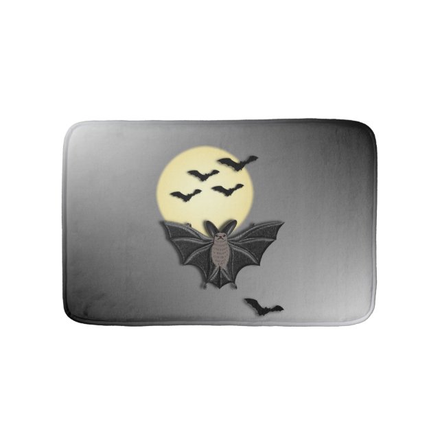 Tapis De Bain Bats d'Halloween (Devant)
