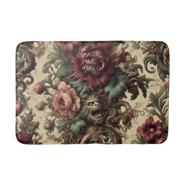 Tapis De Bain Beastly Bouquet - Gothique victorien (Devant)