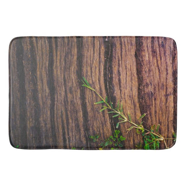 Tapis De Bain beau bois ancien (Devant)