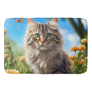 Tapis De Bain Beau chats beau jardin