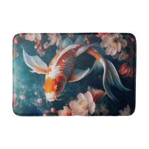 Tapis De Bain Beau Koi Fish Pond