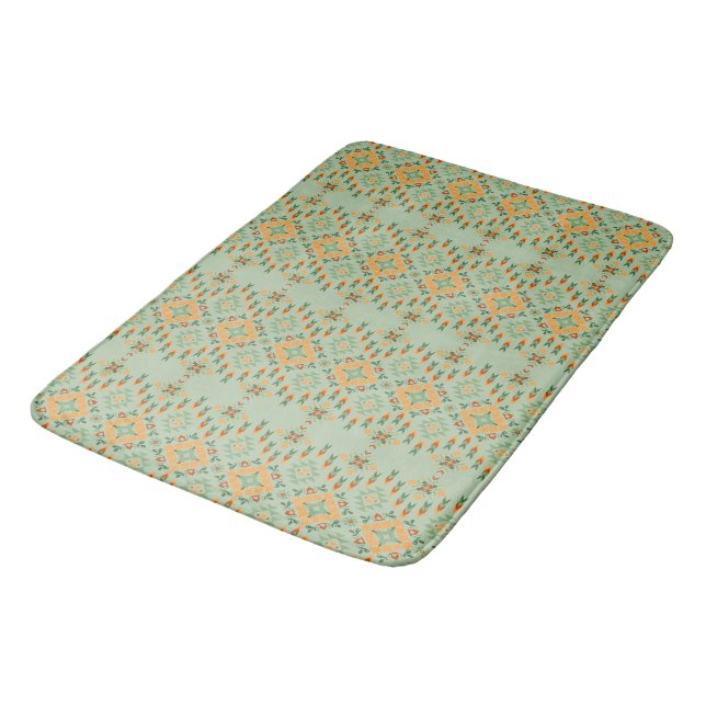 Tapis De Bain Beau Motif Africain (Angle)