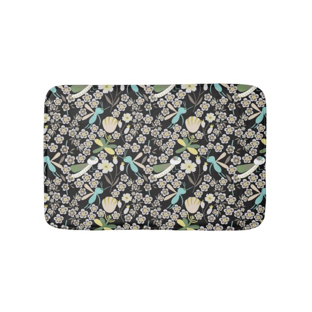 Tapis De Bain Beau Motif de printemps (Devant)