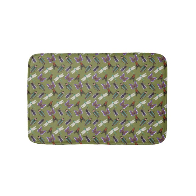 Tapis De Bain Beau motif floral (Devant)