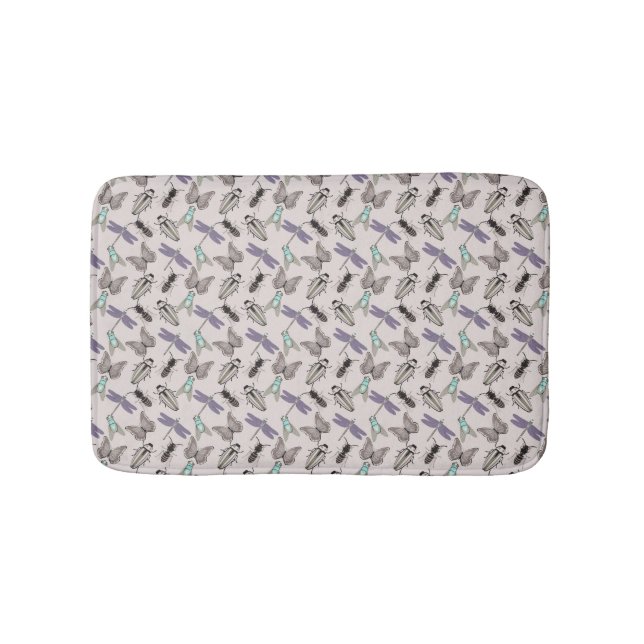 Tapis De Bain Beau motif floral (Devant)