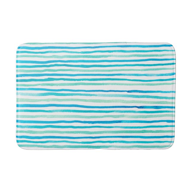 Tapis De Bain Beau turquoise à l'eau (Devant)