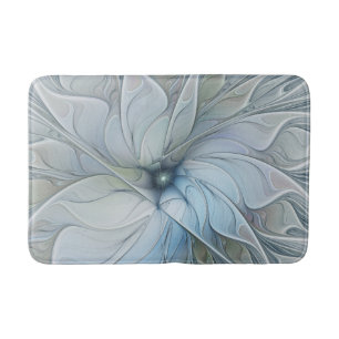 Tapis De Bain Beauté Élégante Art Abstrait Moderne Fleur Fractal