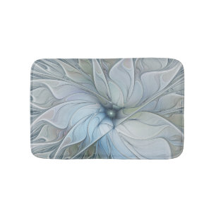Tapis De Bain Beauté Élégante Art Abstrait Moderne Fleur Fractal