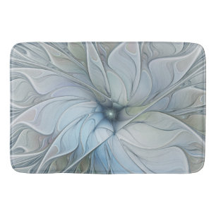 Tapis De Bain Beauté Élégante Fleur d'Art Abstrait Fractal Moder