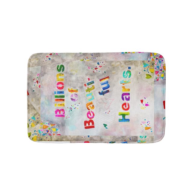 Tapis De Bain Beaux Cœurs (Devant)