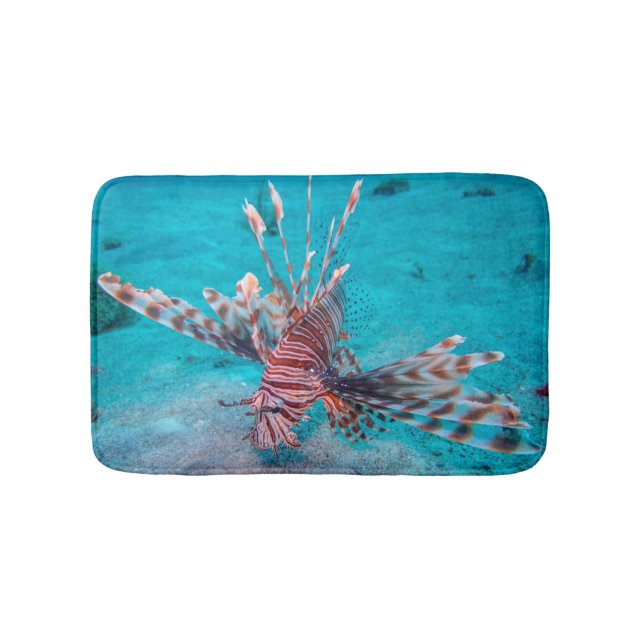 Tapis De Bain Beaux poissons rouges de lion (Devant)