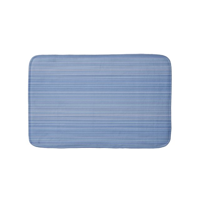 Tapis De Bain Bébé Bleu rayures (Devant)