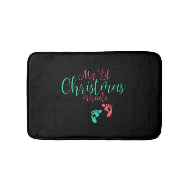 Tapis De Bain Bébé cadeau de Noël enfant (Devant)
