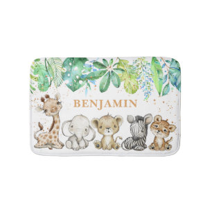 Tapis De Bain Bébé Safari Animaux Bain Mat