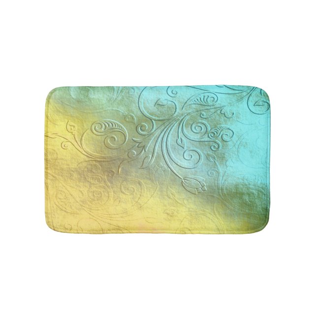 Tapis De Bain Belle Aqua et Mat Bain Jaune (Devant)