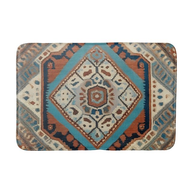 Tapis De Bain Belle collection populaire de vieux Motifs turcs (Devant)