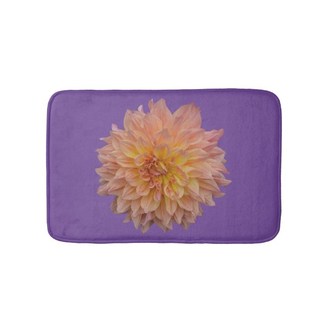 Tapis De Bain Belle dahlia orange (Devant)