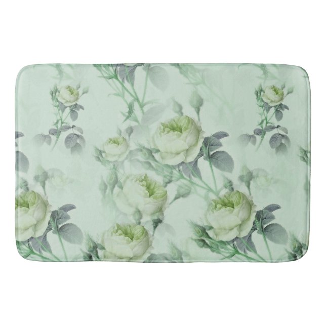 Tapis De Bain Belle florale Vintage (Devant)