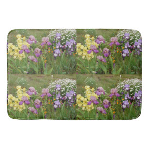 Tapis De Bain Belle Iris Fleur violet Fleur Photo