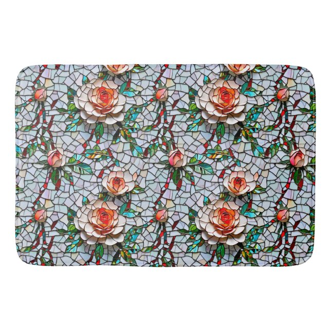 Tapis De Bain Belle Mosaïque de Faux (Devant)