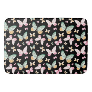 Tapis De Bain Belle Motif papillon Mat