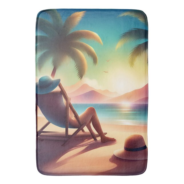 Tapis De Bain belle plage (devant Vertical)
