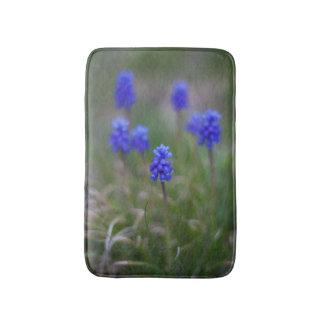 Tapis De Bain Belles fleurs bleues