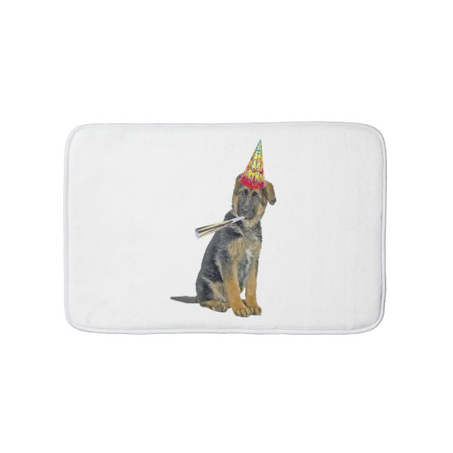 Tapis De Bain berger allemand Anniversaire (Devant)