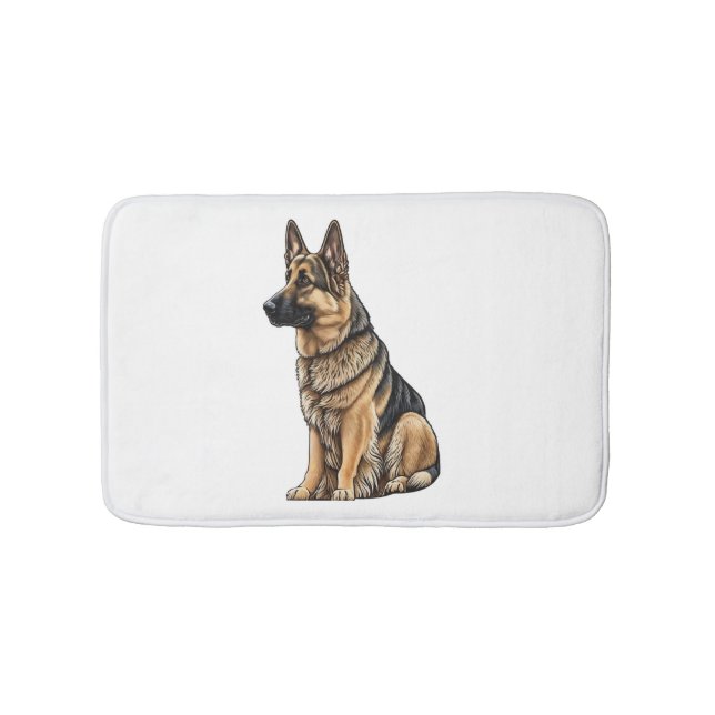 Tapis De Bain Berger allemand assis (Devant)