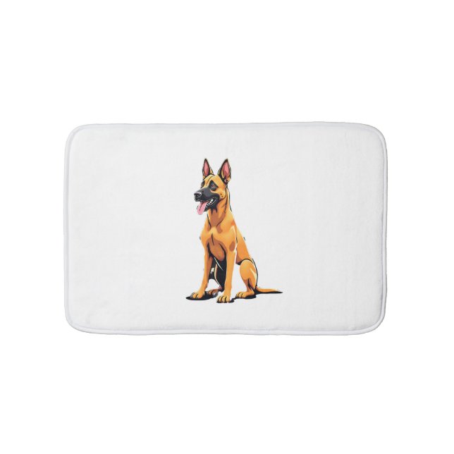 Tapis De Bain Berger belge Malinois (3) (Devant)