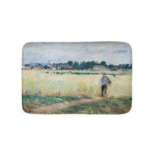 Tapis De Bain Berthe Morisot - Dans le champ de roues à Gennevil