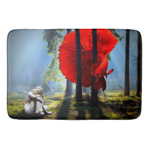 Tapis De Bain Bêta rouge
