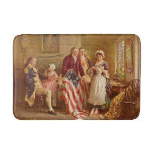 Tapis De Bain Betsy Ross, 1777 (Histoire américaine) (Patriote a