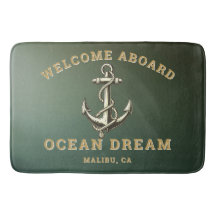 Bienvenue à bord, nom du bateau Ancre