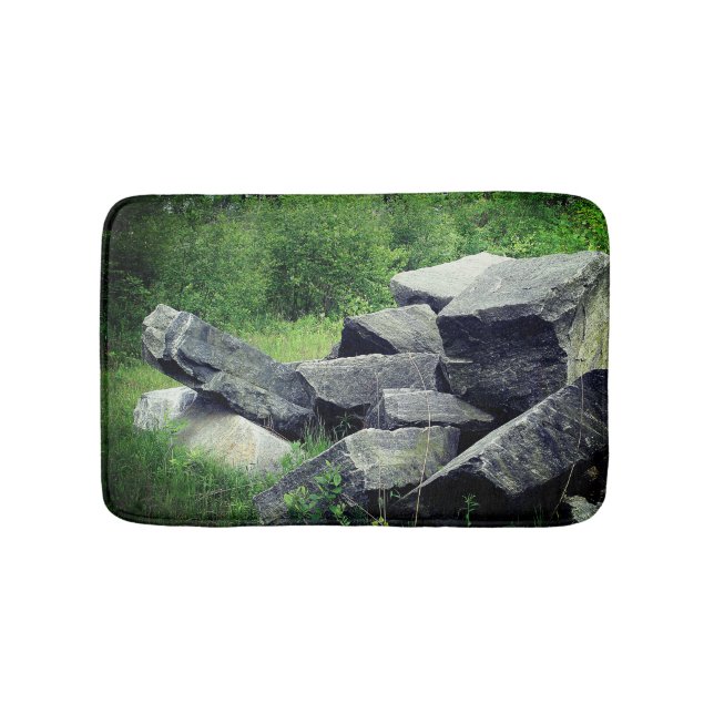 Tapis De Bain Big Granite Rocks Nature (Devant)