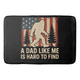Tapis De Bain Bigfoot Patriotique Un Papa Comme Moi Est Dur à Tr