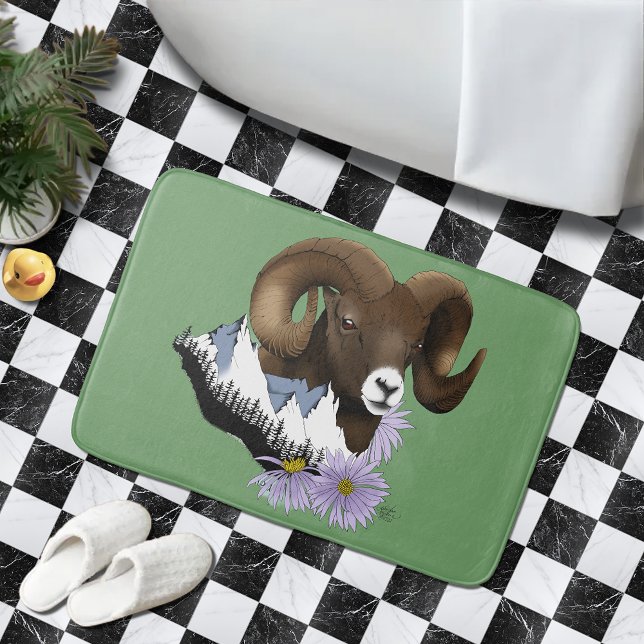 Tapis De Bain Bighorn Sheep (Créateur téléchargé)